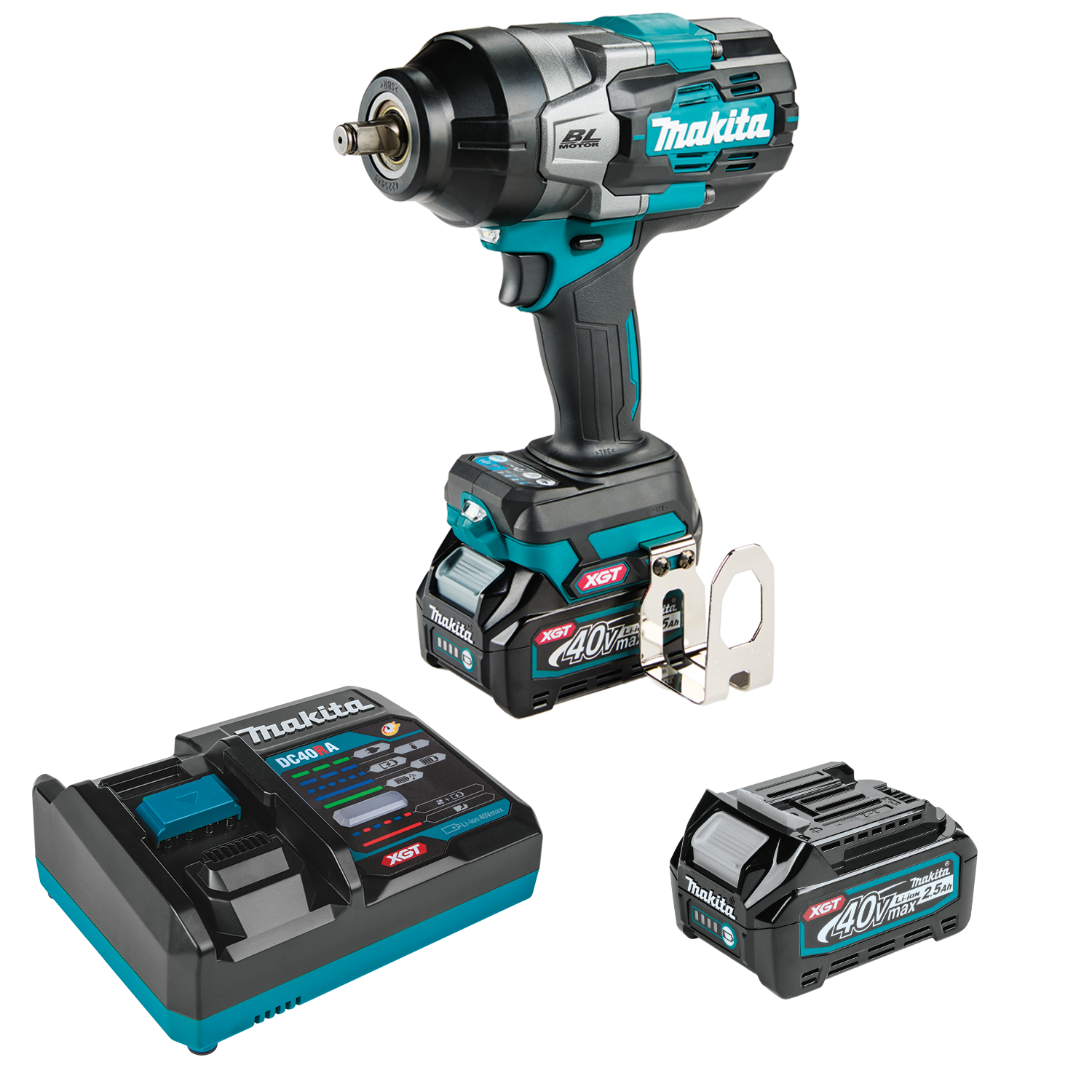 Makita (GWT02D) 40V max XGT Brushless Cordless 4‑Speed High‑Torque 1/2