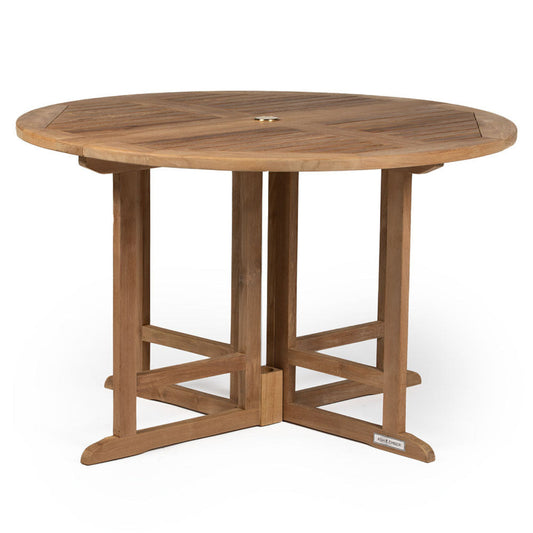 Ash & Ember Scratch and Dent, Luna Grade A Teak 47" Folding Table - R899483