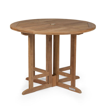 Ash & Ember Luna Grade A Teak Folding Table - 899492