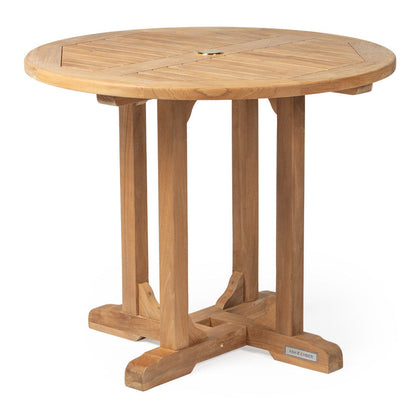 Ash & Ember Luna Grade A Teak 35" Table - 899503