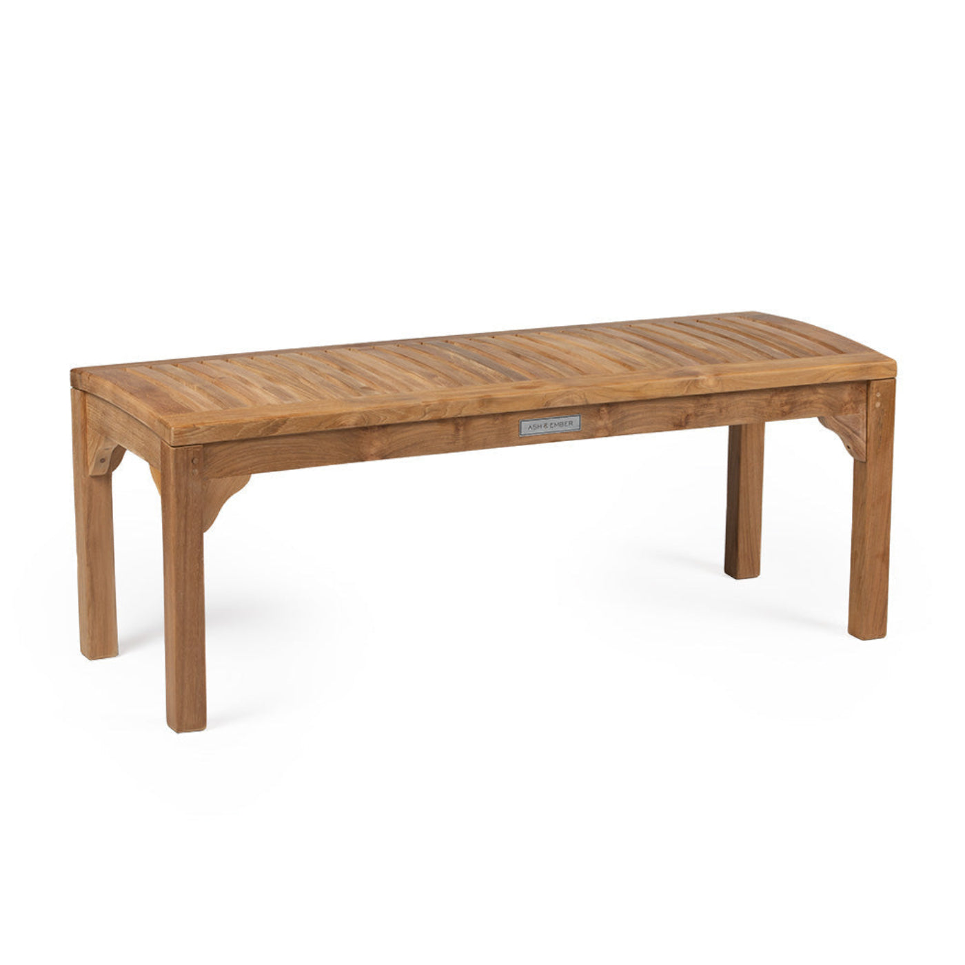 Ash & Ember Sage Grade A Teak Backless Benches - 899509