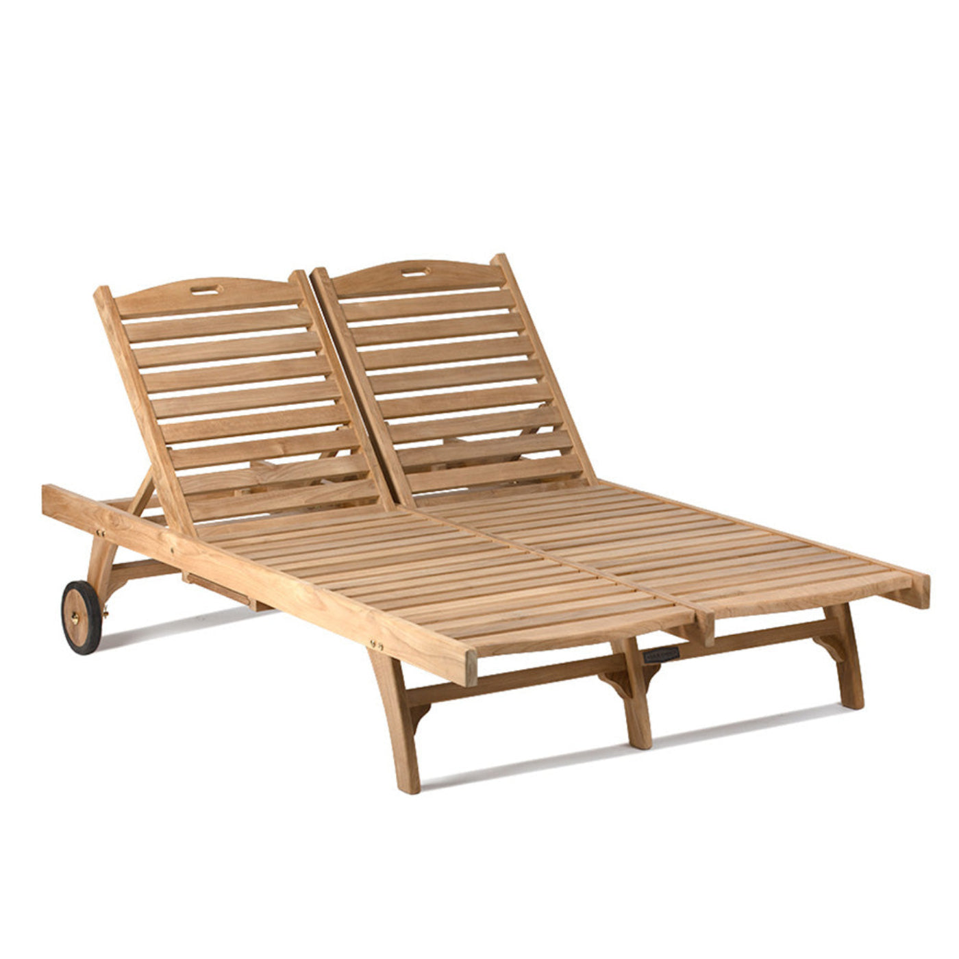 Ash & Ember Hawthorne Grade A Teak Double-Wide Lounge Chair - 899512