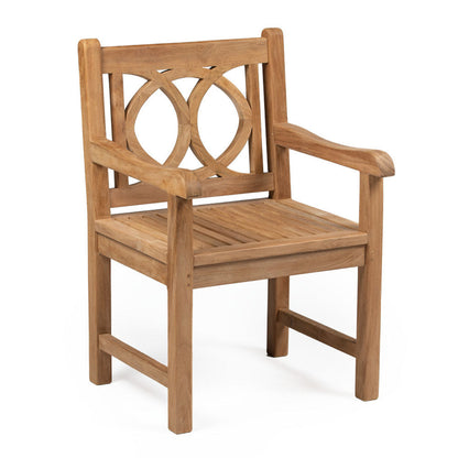 Ash & Ember Luna Grade A Teak Armchair - 899536