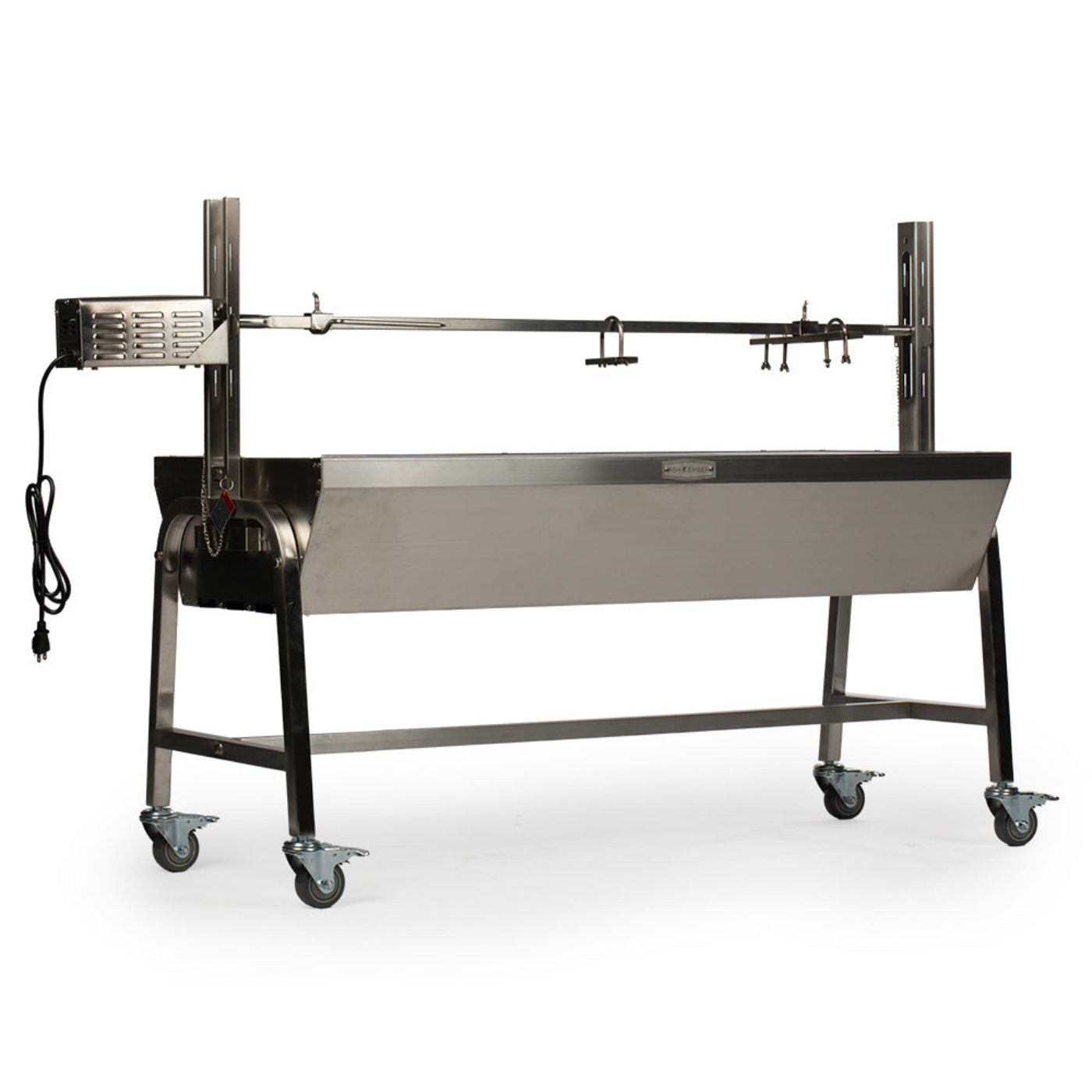 Ash & Ember Scratch and Dent, 25W Stainless Steel Rotisserie Grill - R899472