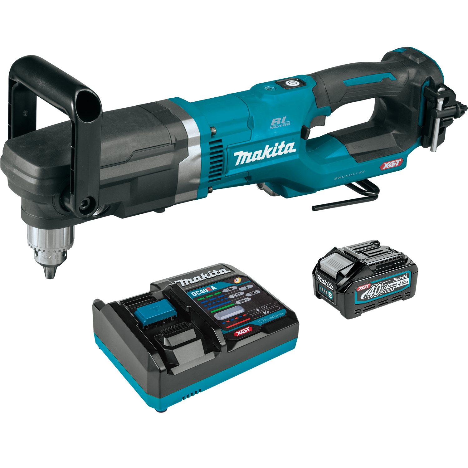 Makita (GAD01M1) 40V Max XGT Brushless Cordless 1/2 In. Right Angle Drill Kit - GAD01M1