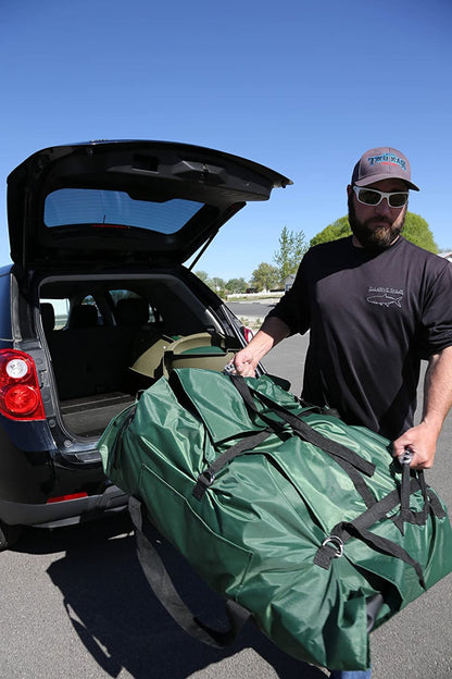 Sea Eagle Stealth Stalker STS10 Inflatable Portable Frameless Fishing Boat Pro Package Green STS10K_P New - STS10K_P
