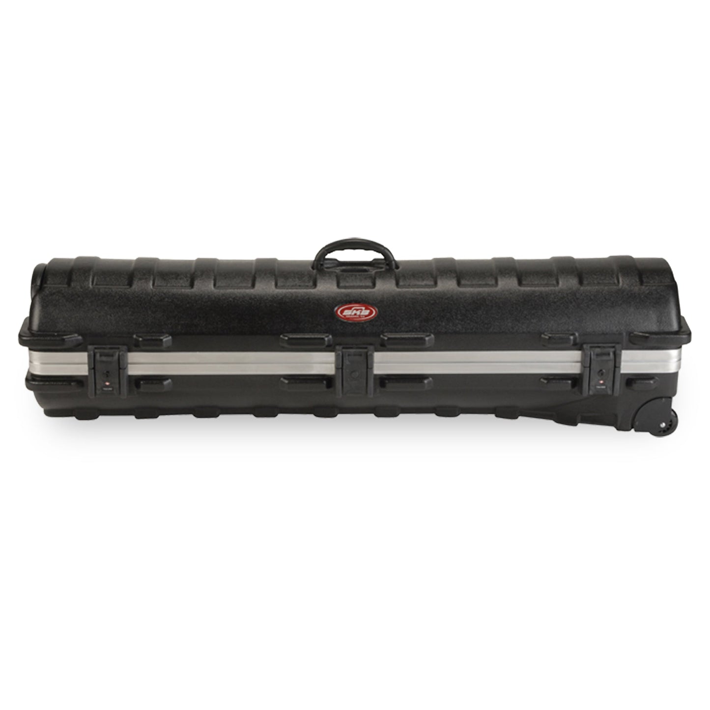 SKB Cases ATA Standard Hard Plastic Wheeled Golf Bag Travel Case, Black - 112999
