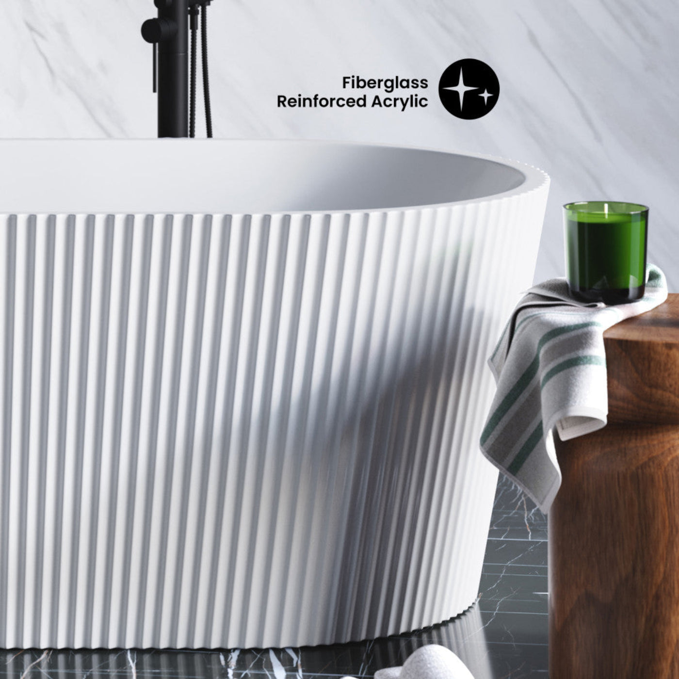 Swiss Madison Lafayette 67" Freestanding Bathtub - SM-FB592