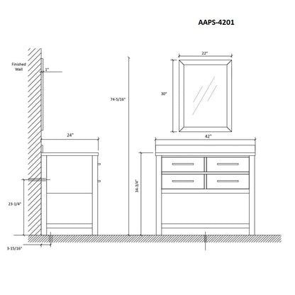 Dawn USA Tuscany Vanity Set AAPS-4201