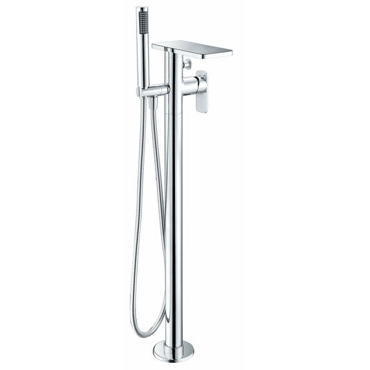 ALFI Freestanding Floor Mounted Shelf Style Bath Tub Filler  - AB2875