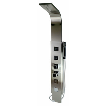 ALFI Modern Stainless Steel Shower Panel with 4 Body Sprays -  ABSP10