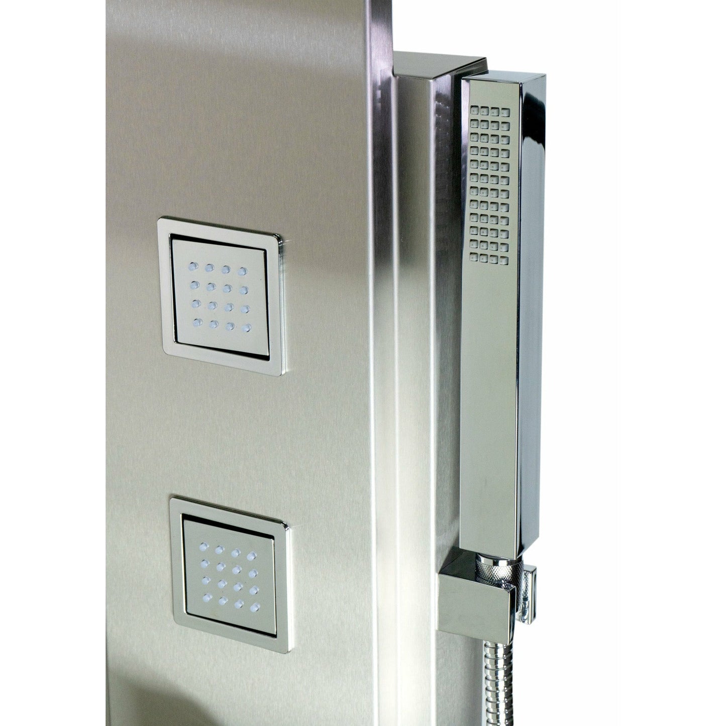 ALFI Modern Stainless Steel Shower Panel with 4 Body Sprays -  ABSP10