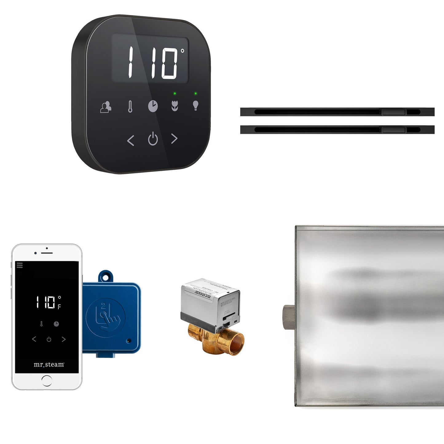 Mr. Steam AirButler Max Linear Steam Generator Control Bundle - ABTLRLXBKBB