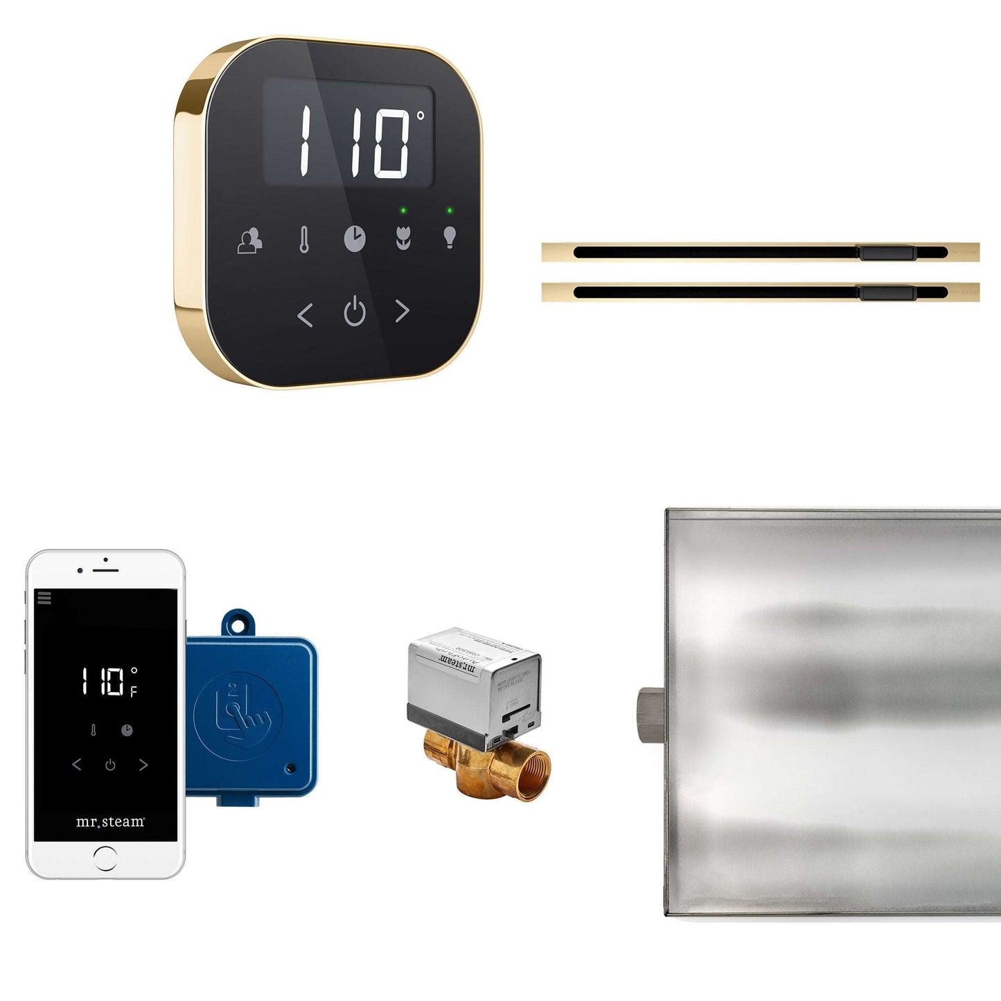 Mr. Steam AirButler Max Linear Steam Generator Control Bundle - ABTLRLXBKBB