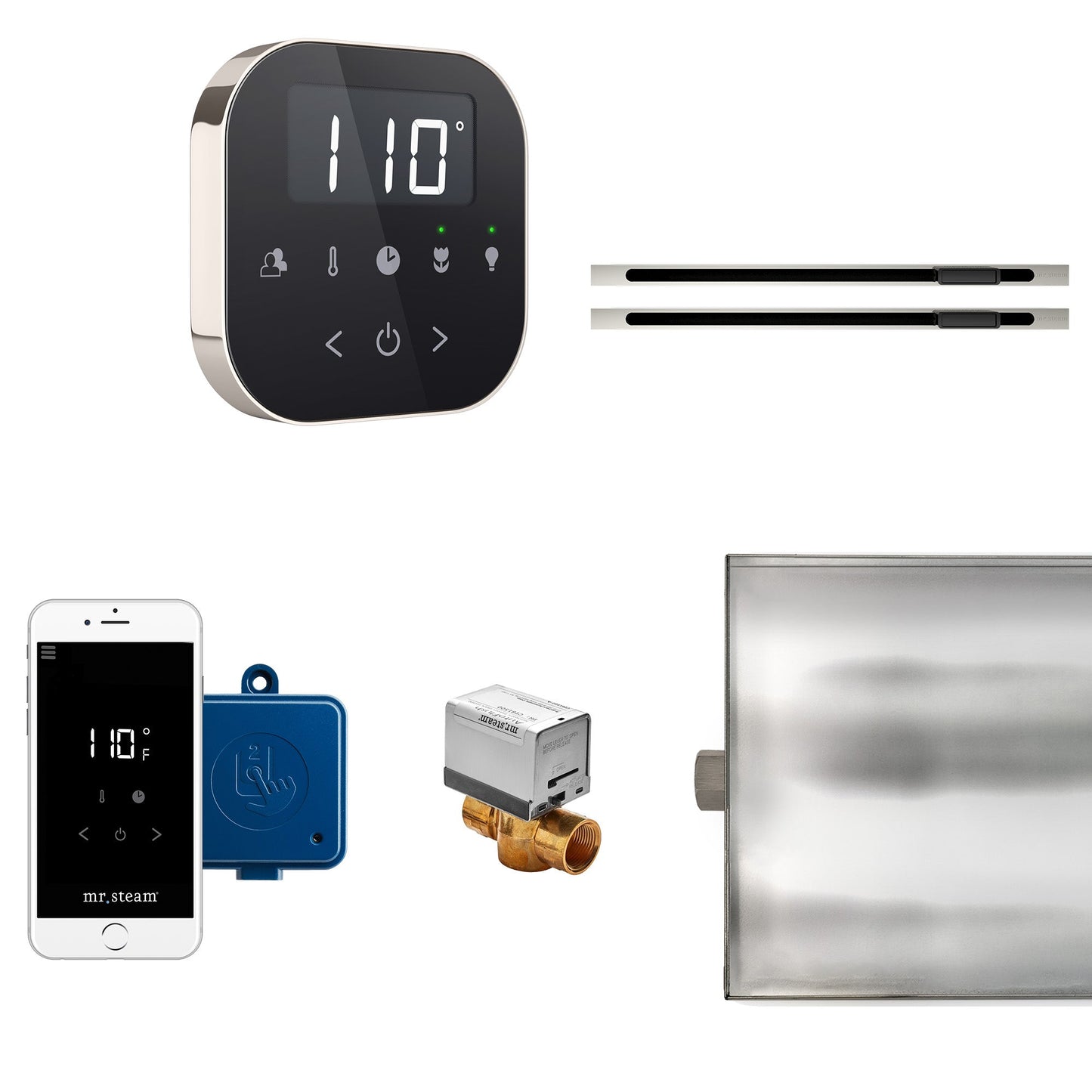 Mr. Steam AirButler Max Linear Steam Generator Control Bundle - ABTLRLXBKBB