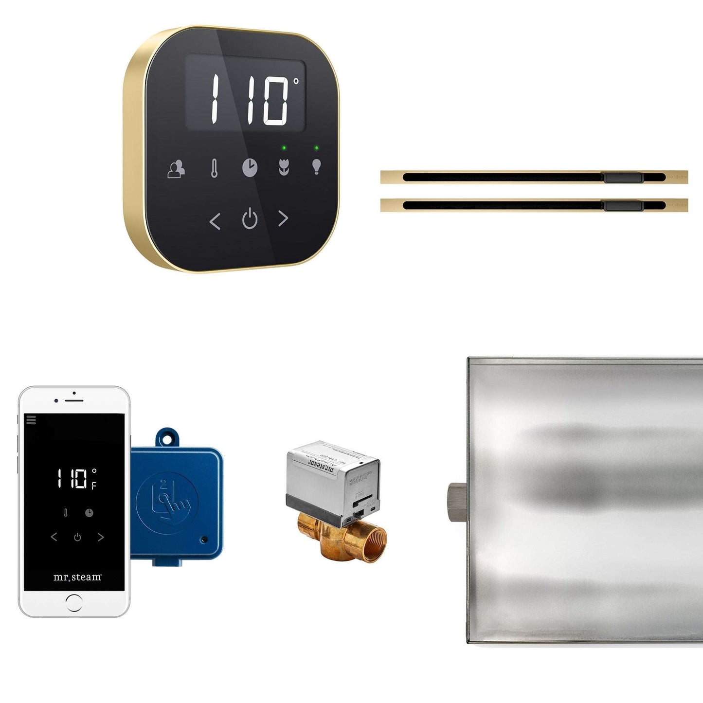 Mr. Steam AirButler Max Linear Steam Generator Control Bundle - ABTLRLXBKBB