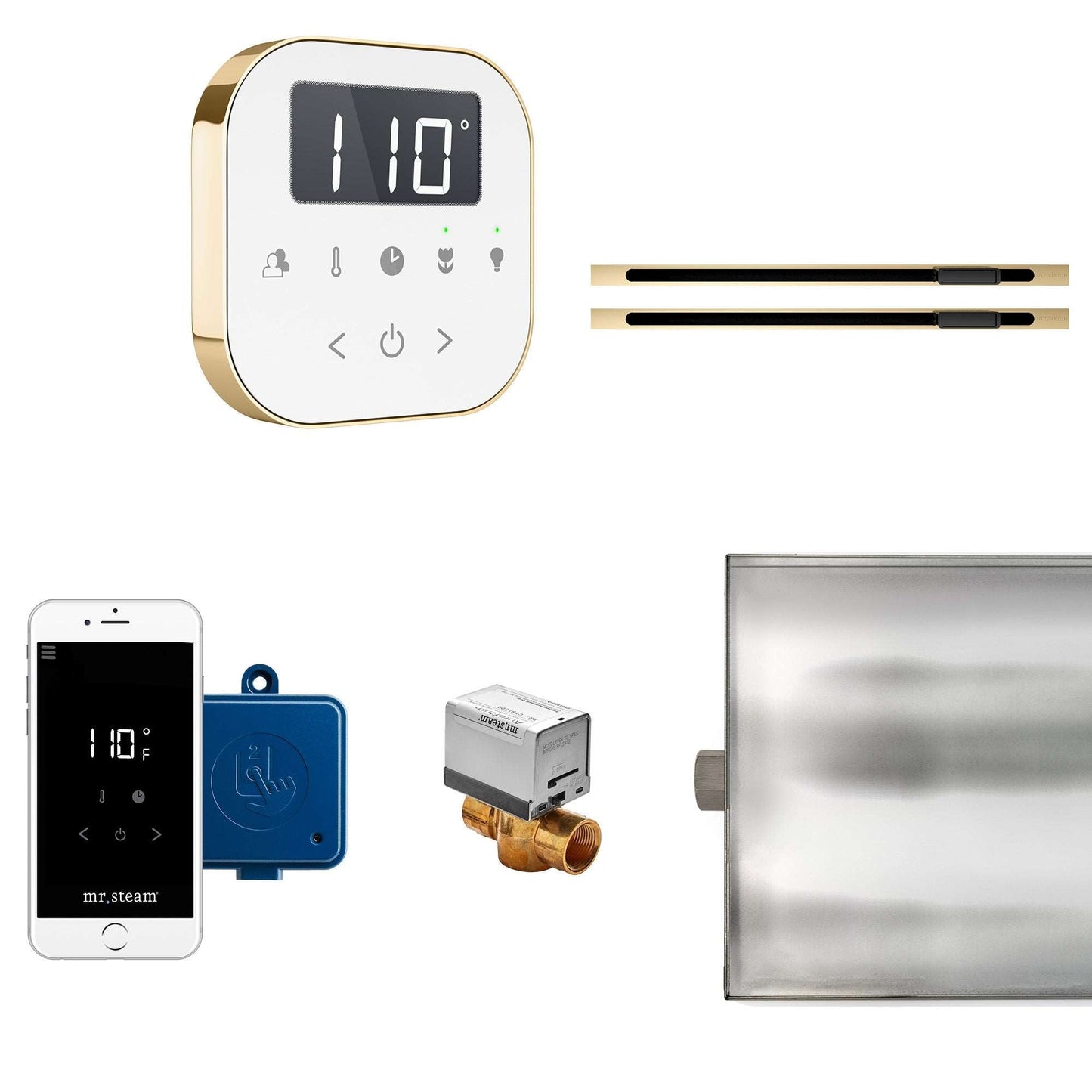 Mr. Steam AirButler Max Linear Steam Generator Control Bundle - ABTLRLXBKBB