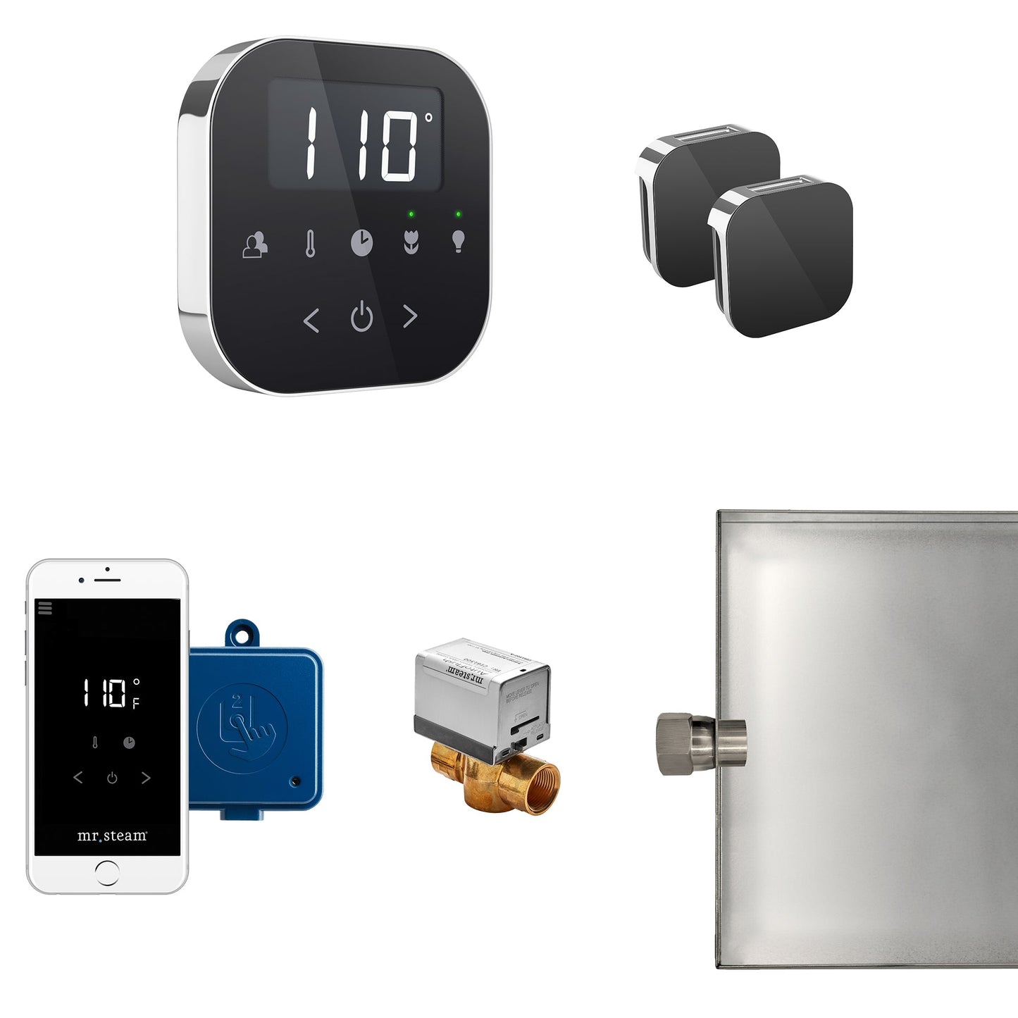 Mr. Steam AirButler Max Steam Generator Control Bundle - ABUTLERXB-BB