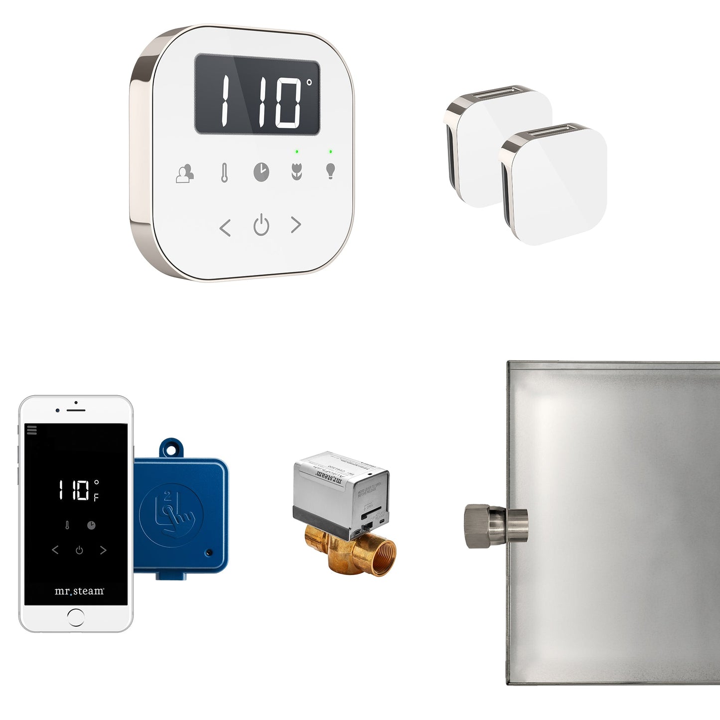 Mr. Steam AirButler Max Steam Generator Control Bundle - ABUTLERXB-BB