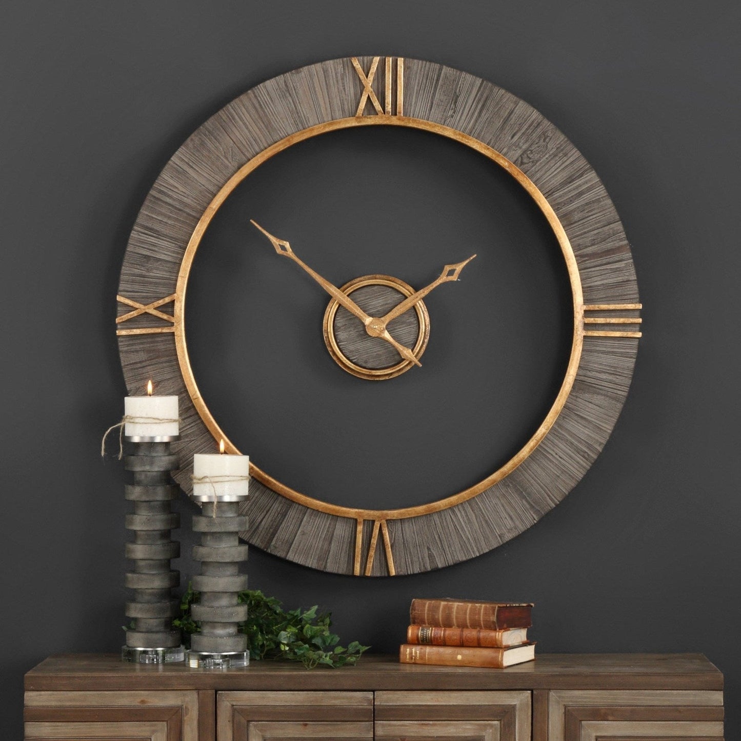Uttermost Alphonzo Modern Wall Clock 06097 - 06097