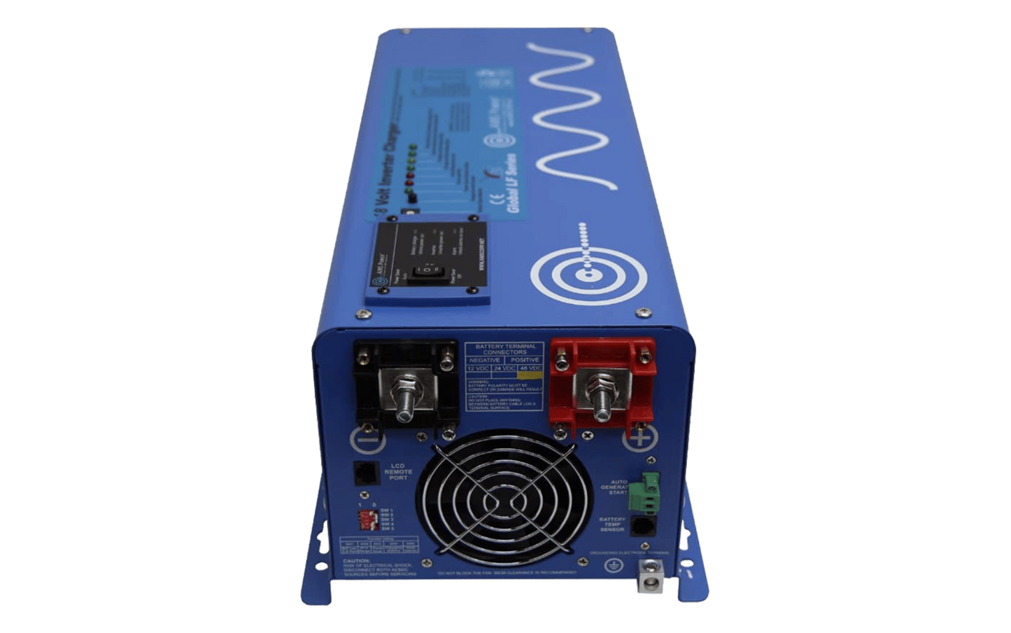 Big Battery Aims 2000 Watt Pure Sine Inverter Charger with Transfer Switch - INV004