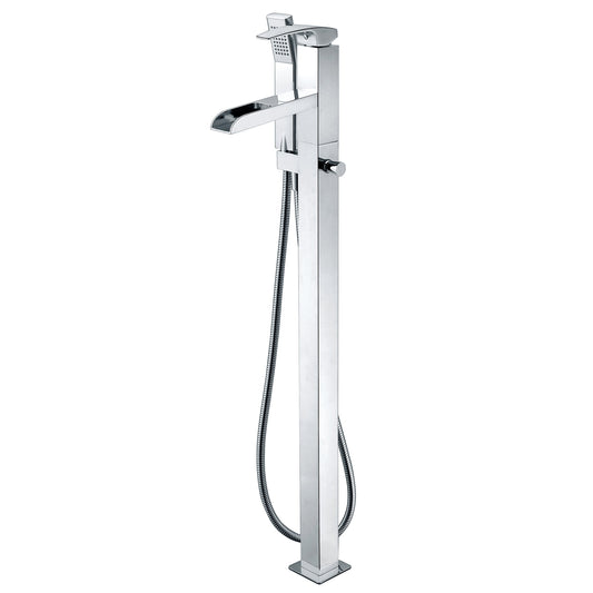 ALFI Single Hole Floor Mounted Waterfall Tub Filler -  AB2843