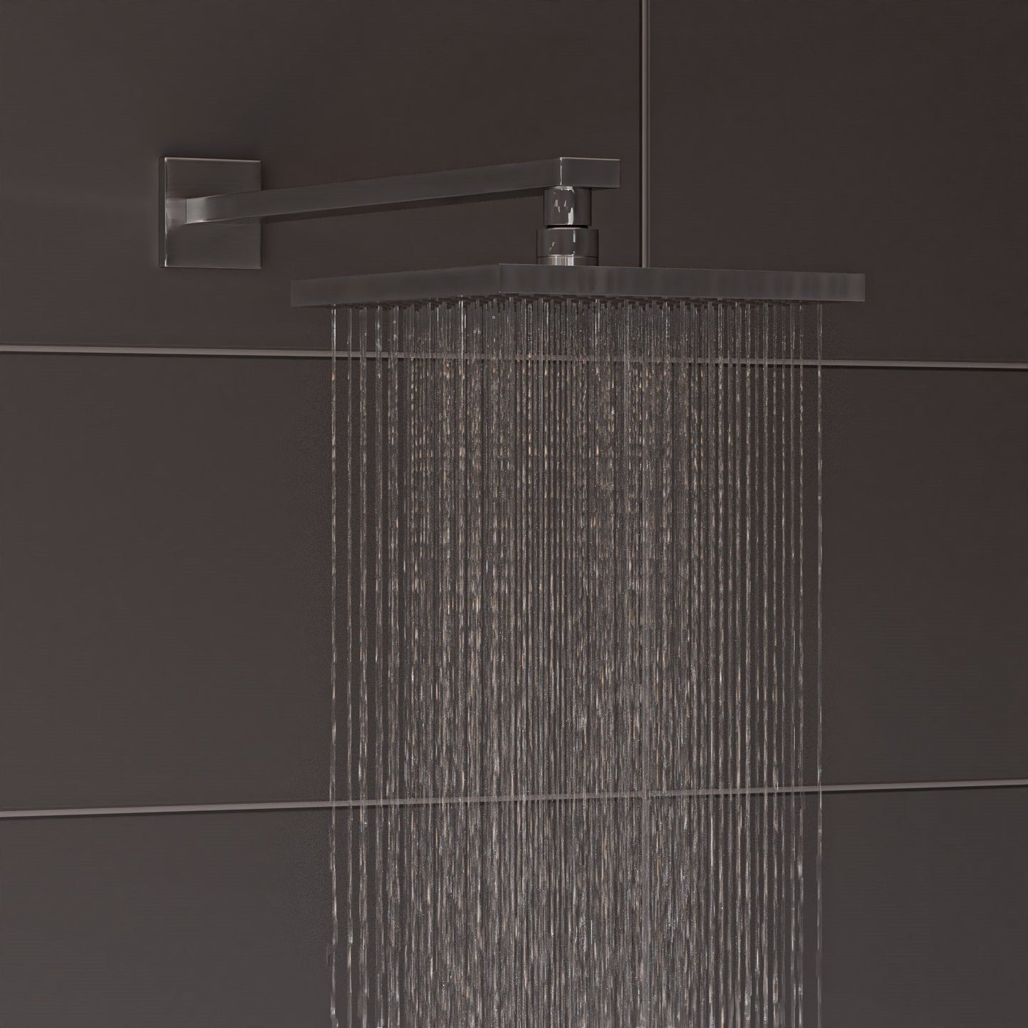 ALFI 2 Way Thermostatic Square Shower Set  - AB2830
