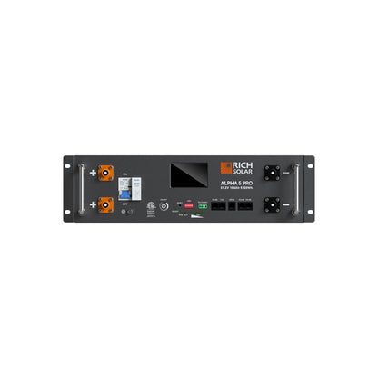 ALPHA 5 PRO | 51.2V 100Ah LiFePO4 Battery | Premium 48V Server Rack Lithium Battery for Residential, Commercial, RVs, Off-Grid | 7,000 Lifetime Cycles | 10 Year Warranty | UL1973, UL9540A Certified