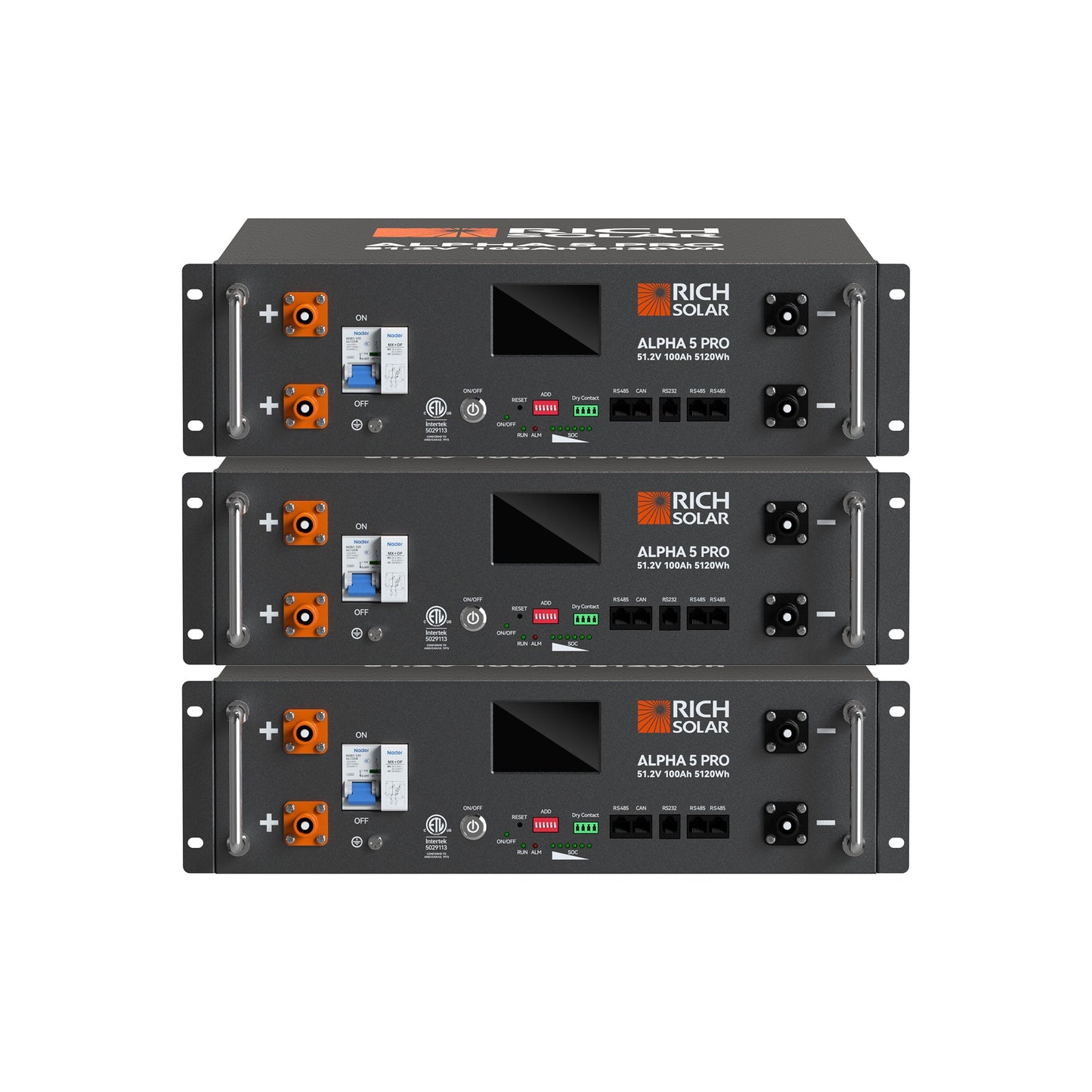ALPHA 5 PRO | 51.2V 100Ah LiFePO4 Battery | Premium 48V Server Rack Lithium Battery for Residential, Commercial, RVs, Off-Grid | 7,000 Lifetime Cycles | 10 Year Warranty | UL1973, UL9540A Certified
