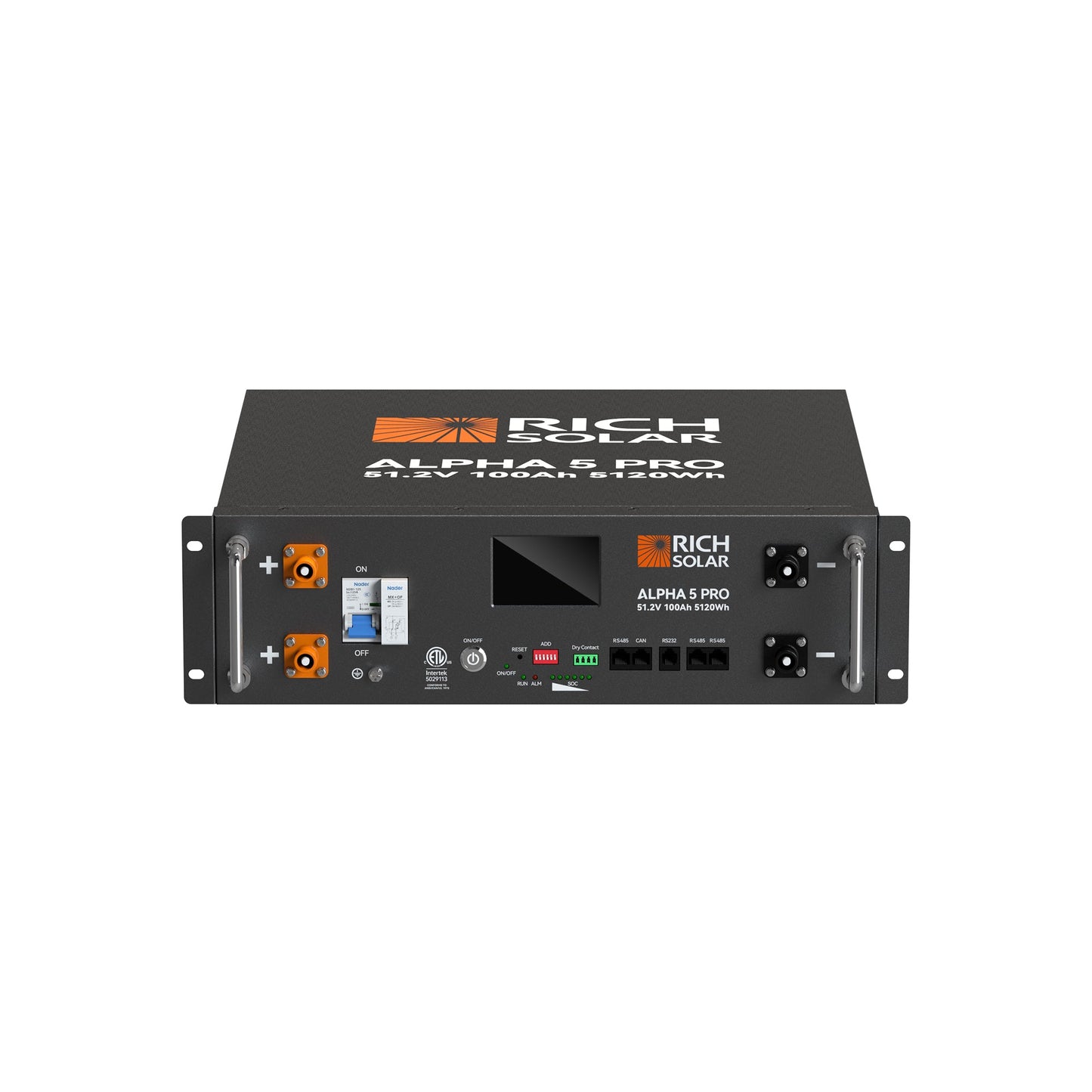 ALPHA 5 PRO | 51.2V 100Ah LiFePO4 Battery | Premium 48V Server Rack Lithium Battery for Residential, Commercial, RVs, Off-Grid | 7,000 Lifetime Cycles | 10 Year Warranty | UL1973, UL9540A Certified