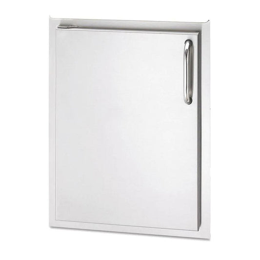 American Outdoor Grill 20x14 Single Access Door w/ Tubular Handle (Left Hinge) - 20-14-SSDL