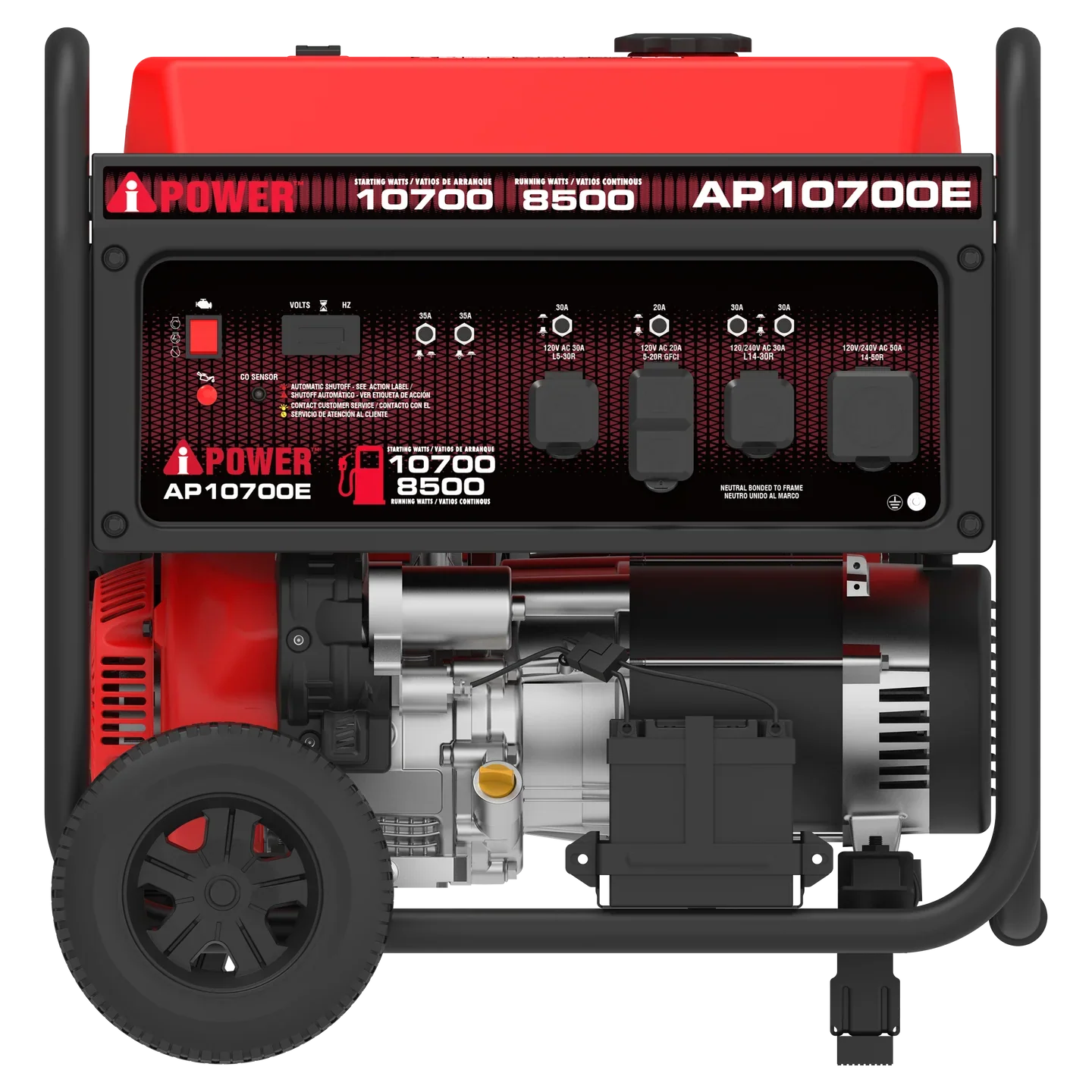 A-iPower 8500W/10700W Generator Gas CO Sensor Electric Start New - AP10700E