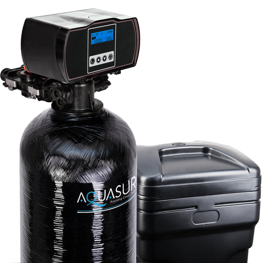 Aquasure  Series | 64,000 Grains Water Softener w/ Fine Mesh Resin - AS-HS64FM