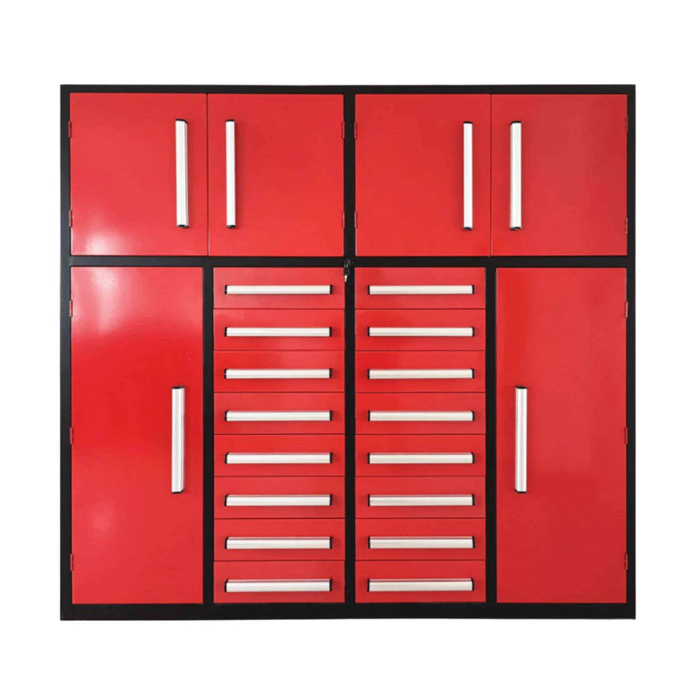 Chery Industrial [AS-IS] 7ft Garage Storage Cabinets with 16 Drawers - D_WW000201