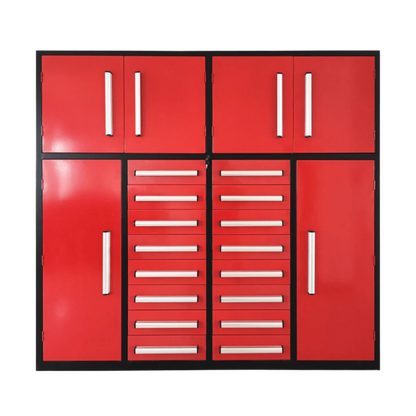 Chery Industrial [AS-IS] 7ft Garage Storage Cabinets with 16 Drawers - D_WW000201