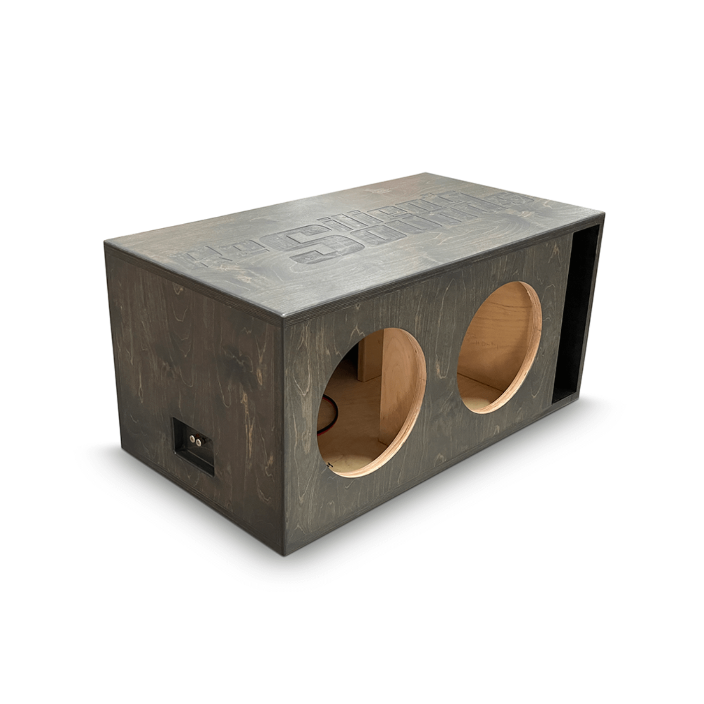 Resilient Sounds Dual 10" Goldv2 Subwoofer Enclosure - AABE-RS-Gv2-D10-RD