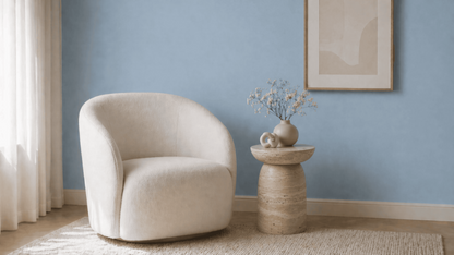 Lovecup  Cary Travertine Cross-Section Side Table | Natural Stone End Table - CARYYANSEHPA