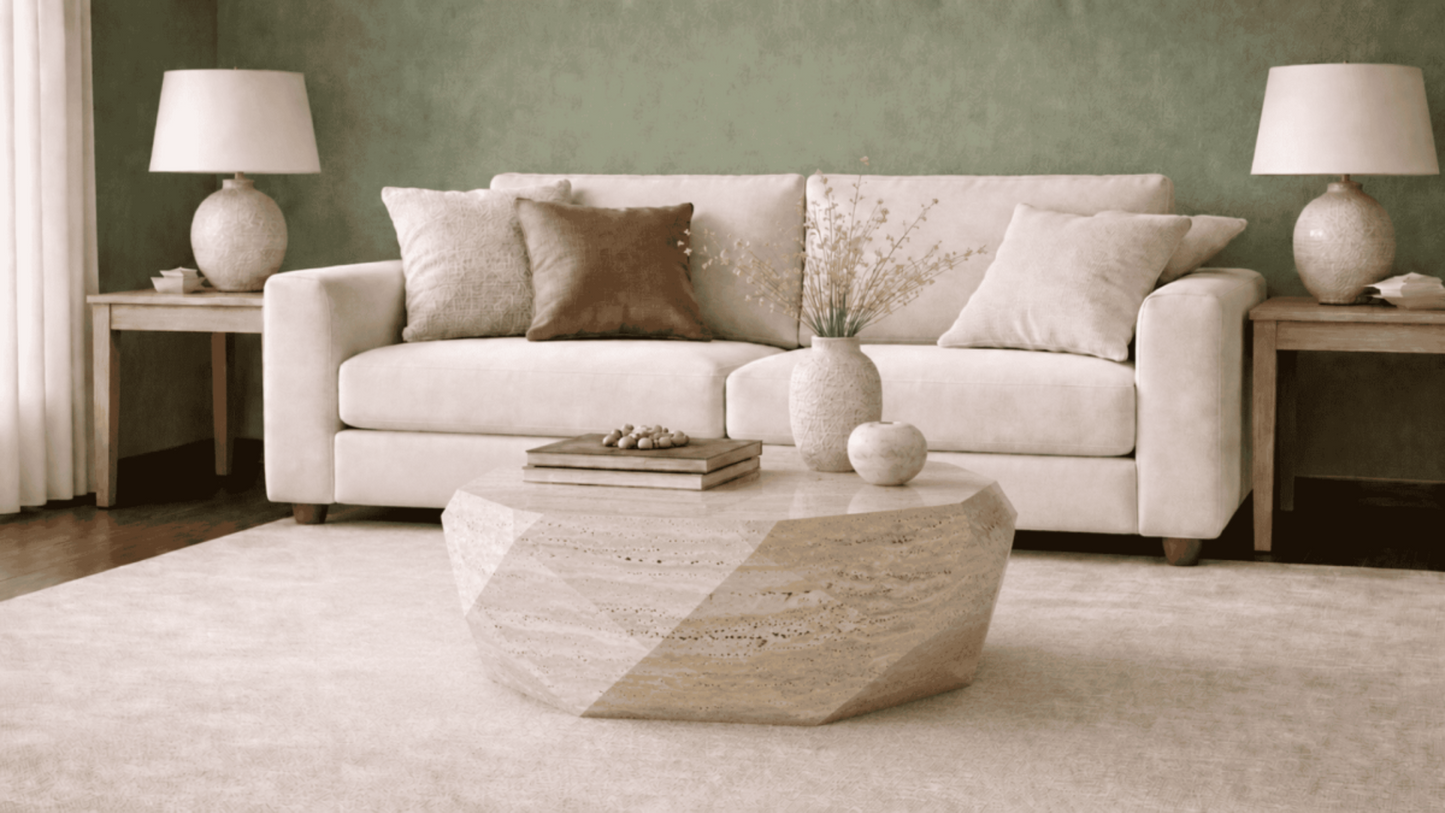 Lovecup  Moris Marble Coffee Table | Custom Natural Stone Table - MORISORTASEHPA