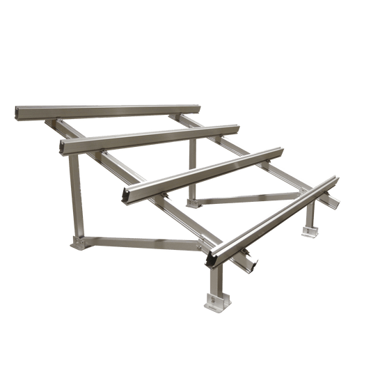Aims Power 190-380 Watt Solar Ground Mount Racks for 6 Panels - PV6X250RACK
