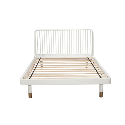 Alpine Madelyn Queen Slat Back Platform Bed - 2010-61Q