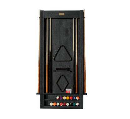 American Heritage Alta Wall Mounted Cue Rack Black Ash - ALTAWALLRACK6-BA