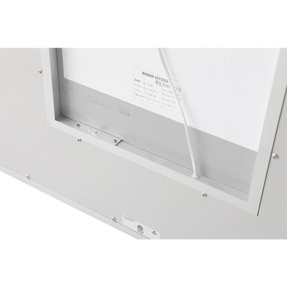 Aquadom Daytona  30" x 30" Square Ultra-Slim Frame LED Lighted Bathroom Mirror With Defogger - D-3030-N