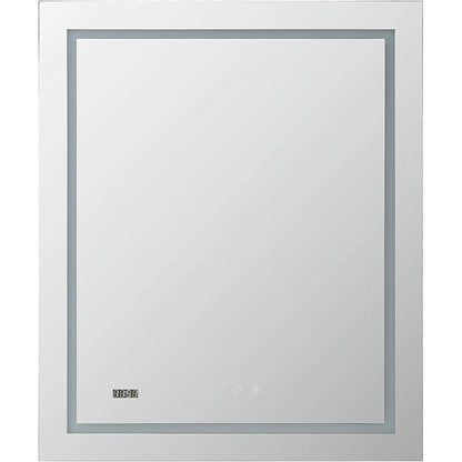 Aquadom Daytona  30" x 36" Rectangle Ultra-Slim Frame LED Lighted Bathroom Mirror With Defogger - D-3036-N