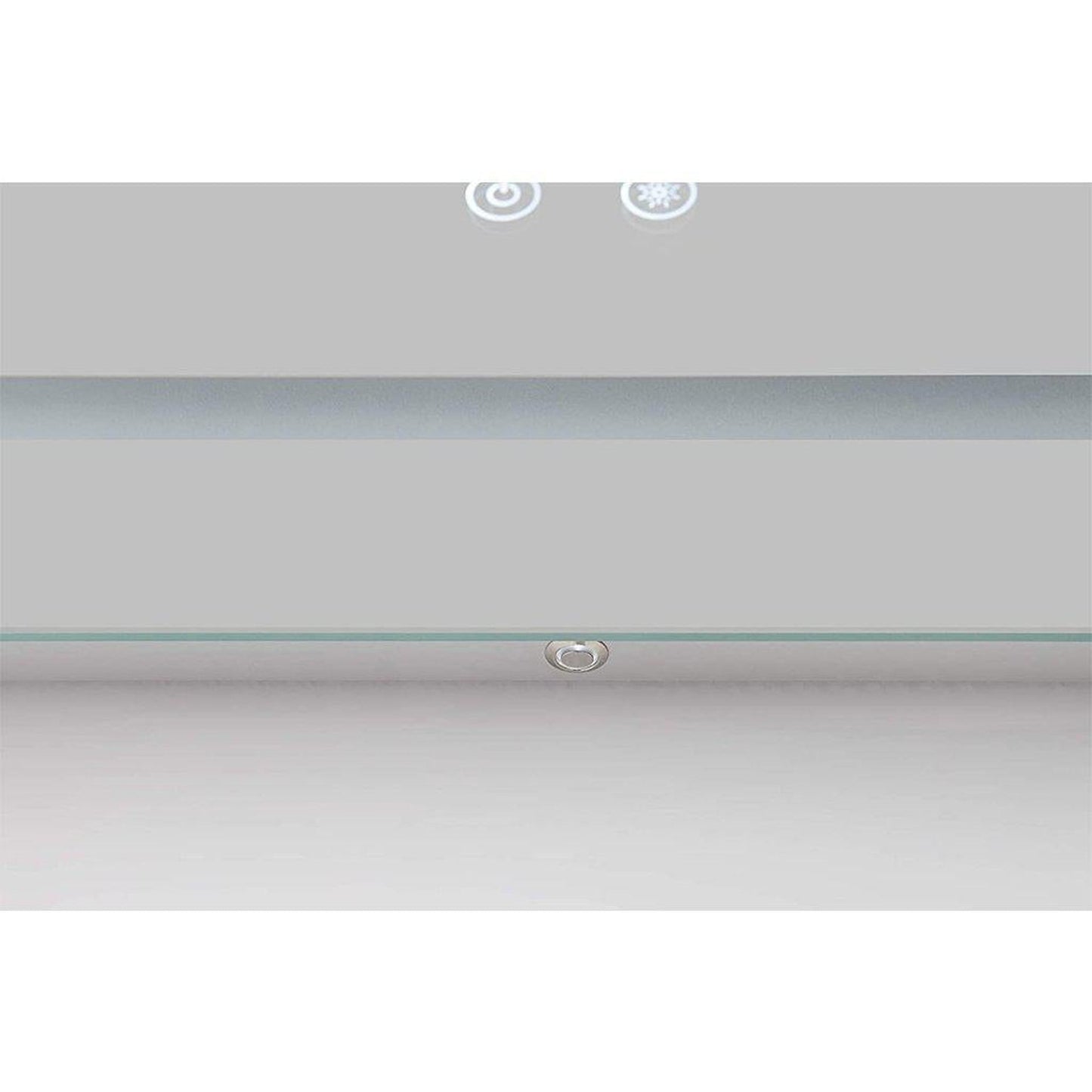 Aquadom Daytona  30" x 36" Rectangle Ultra-Slim Frame LED Lighted Bathroom Mirror With Defogger - D-3036-N