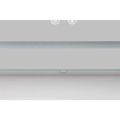 Aquadom Daytona  30" x 36" Rectangle Ultra-Slim Frame LED Lighted Bathroom Mirror With Defogger - D-3036-N