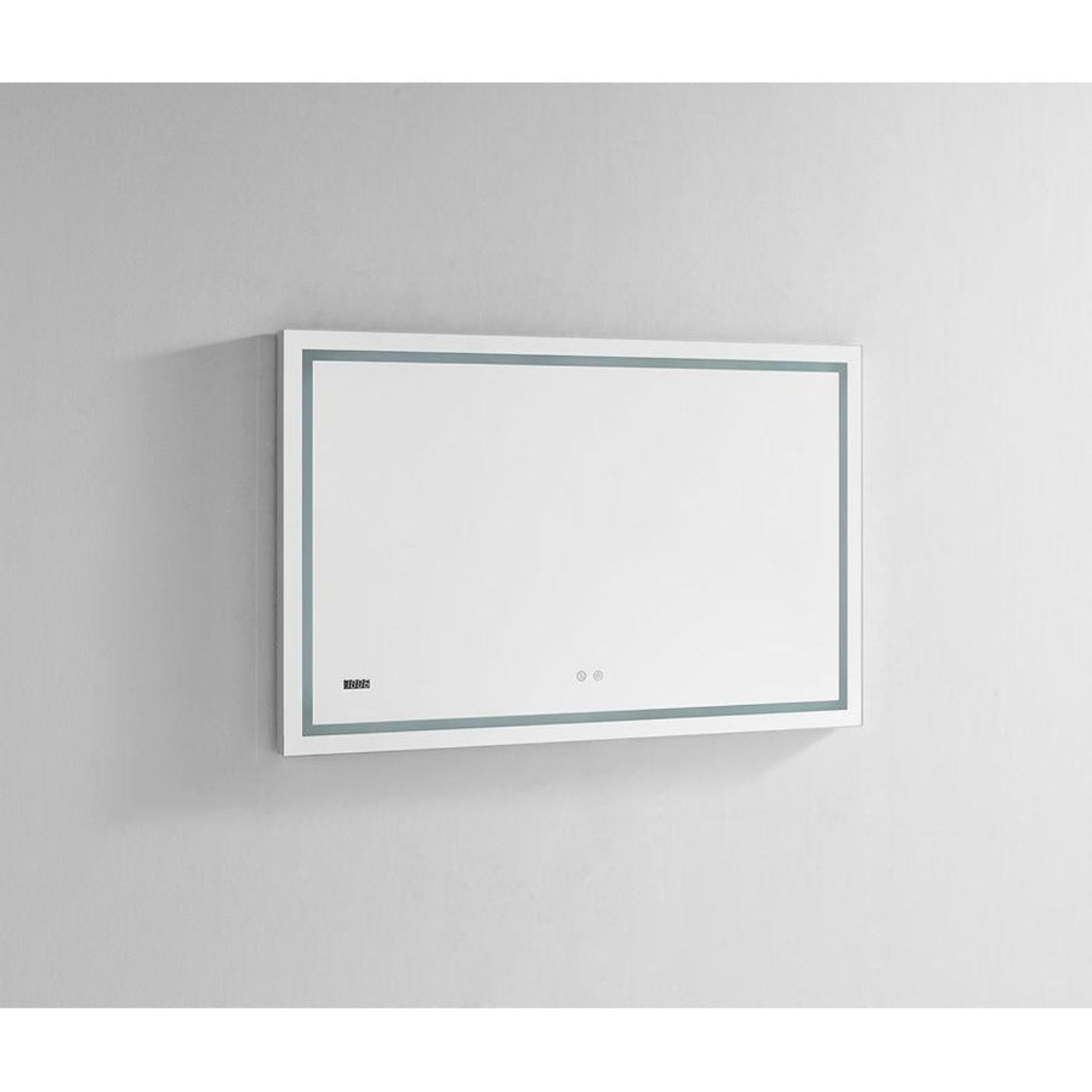 Aquadom Daytona 40" x 30" Rectangle Ultra-Slim Frame LED Lighted Bathroom Mirror With Defogger - D-4030-N