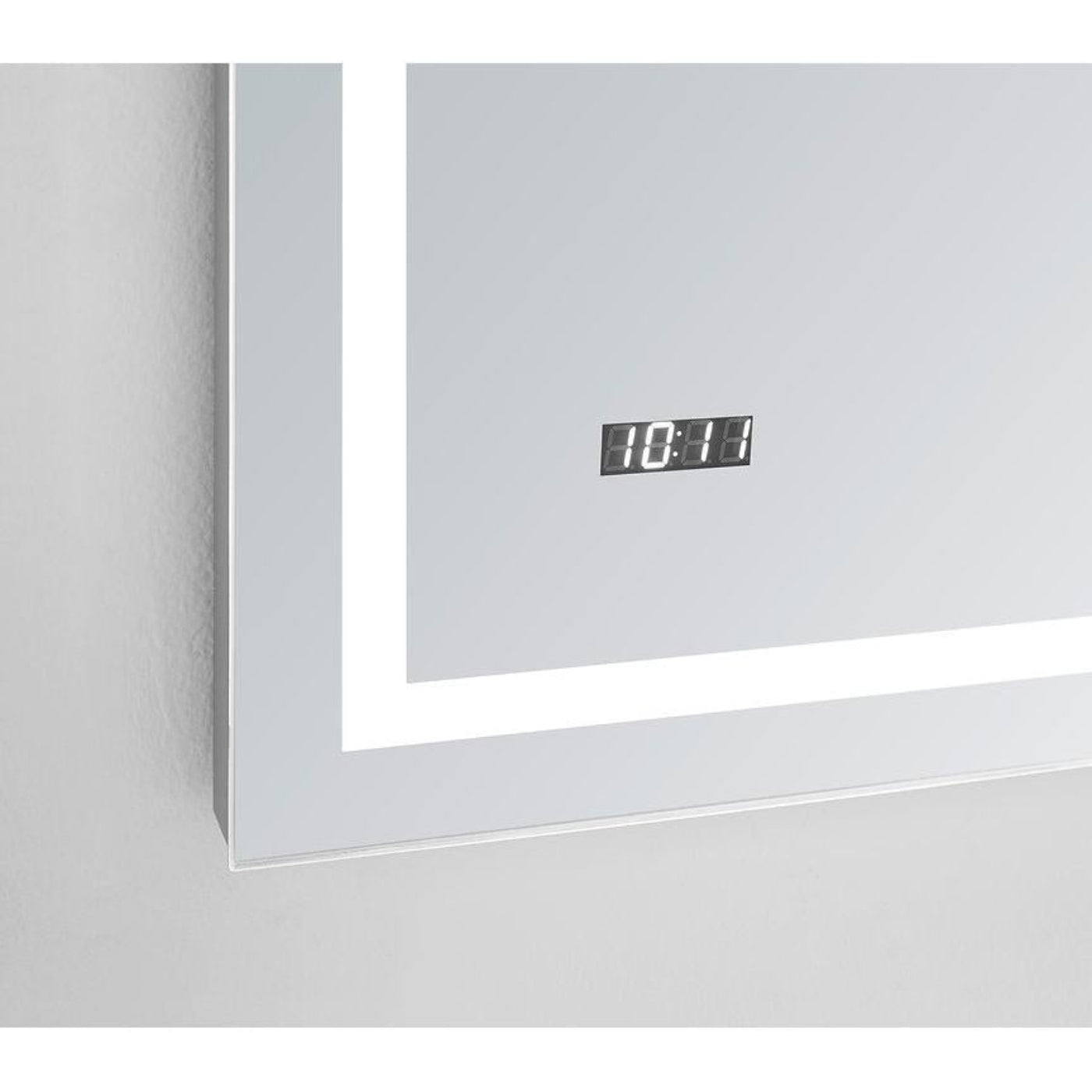 Aquadom Daytona 40" x 36" Rectangle Ultra-Slim Frame LED Lighted Bathroom Mirror With Defogger - D-4036-N