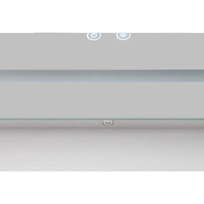 Aquadom Daytona 48" x 36" Rectangle  Ultra-Slim Frame LED Lighted Bathroom Mirror With Defogger - D-4836-N