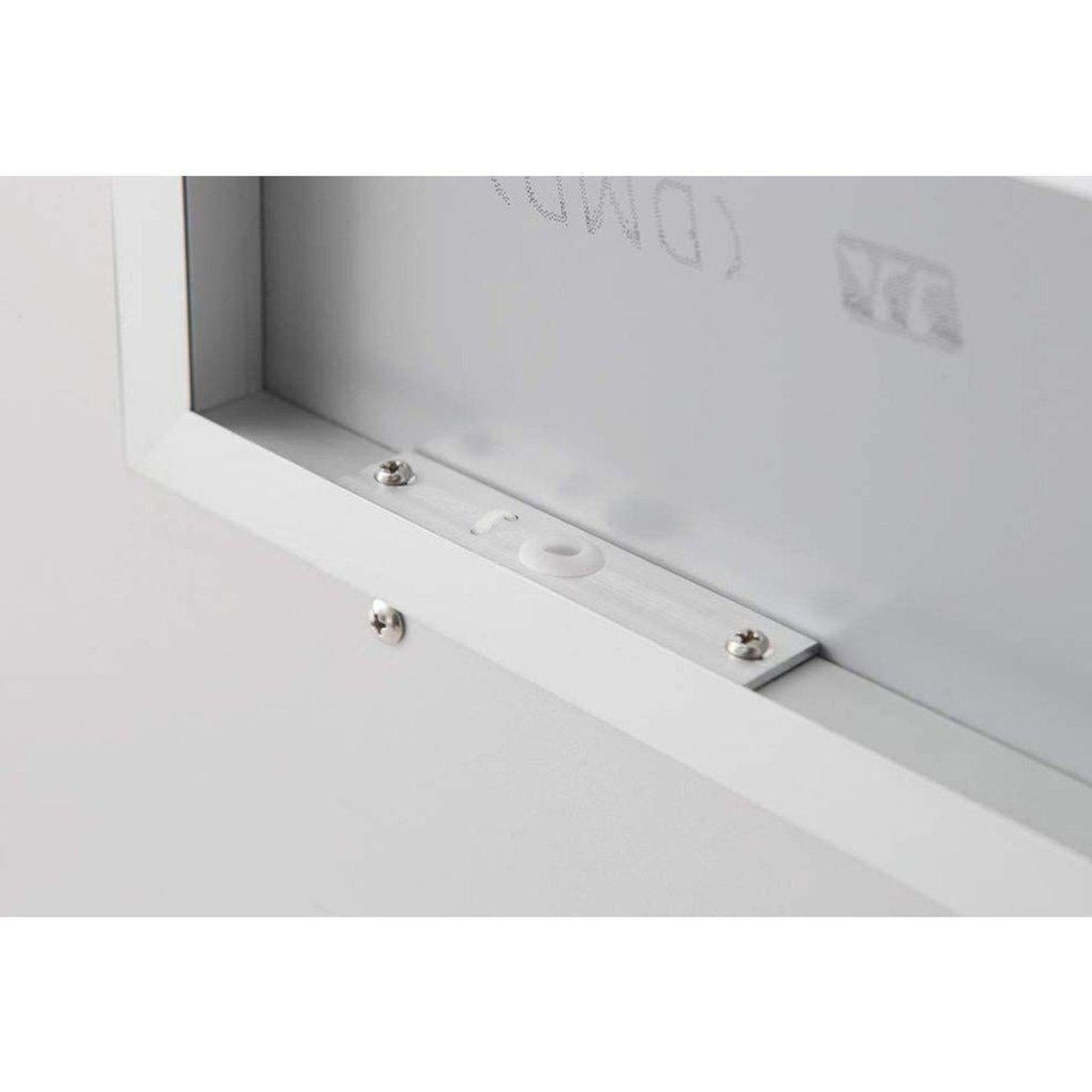 Aquadom Daytona 48" x 36" Rectangle  Ultra-Slim Frame LED Lighted Bathroom Mirror With Defogger - D-4836-N