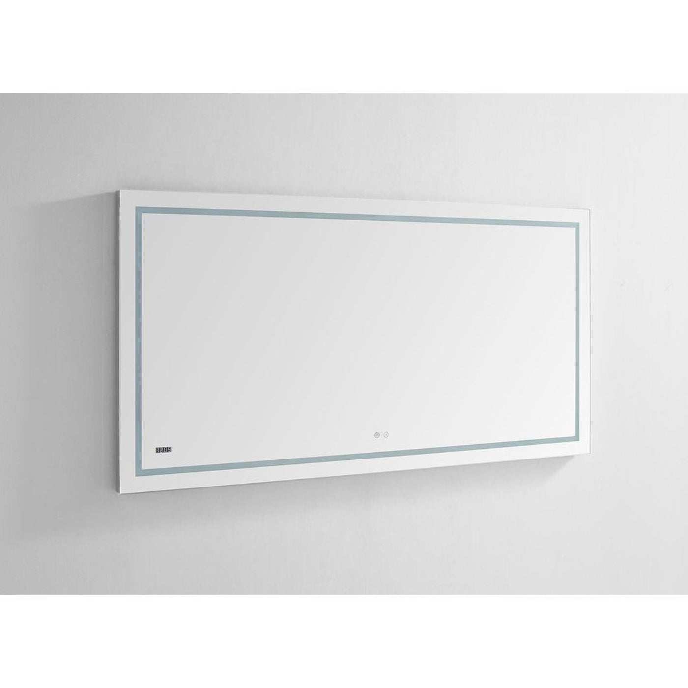 Aquadom Daytona 96" x 36" Rectangle Ultra-Slim Frame LED Lighted Bathroom Mirror With Defogger - D-9636-N